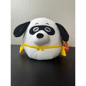 Snoopy Peanuts Squishmallows Halloween 2024 Superhero Costume NWT 8" Plush